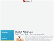 Tablet Screenshot of proehl-gmbh.de